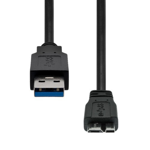 ProXtend USB-A 3.2 Gen 1 to Micro B Cable, Black 0.5m