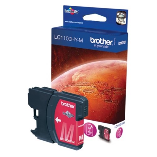 Brother LC-1100HYM Ink cartridge magenta high-capacity, 750 pages ISO/IEC 24711 10.1ml for Brother MFC 6490 C