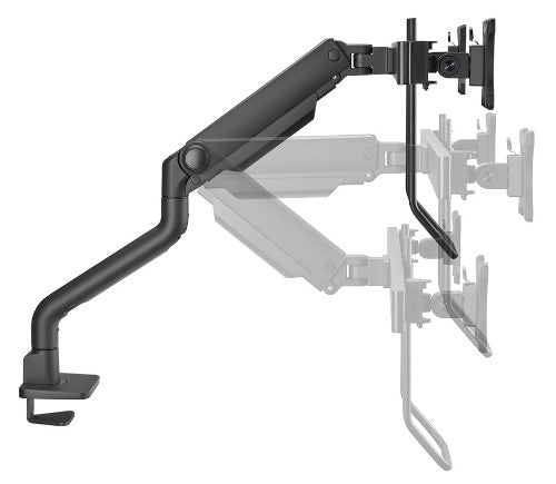 Neomounts DS75S-950BL2 Monitor arm 17-32" - gas spring - Topfix - 180°-stop