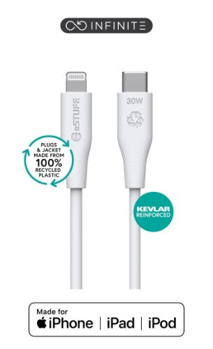 eSTUFF ES602270 lightning cable 2 m White
