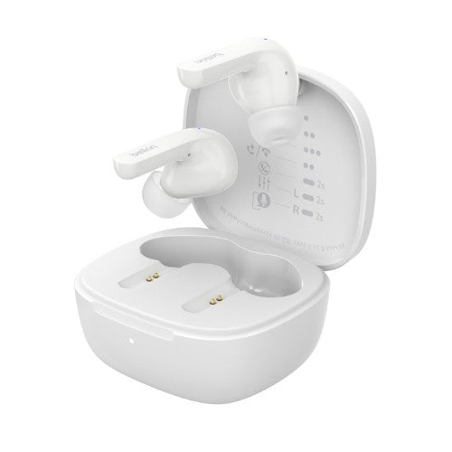 Belkin SoundForm Motion Headset True Wireless Stereo (TWS) In-ear Calls/Music/Sport/Everyday Bluetooth White