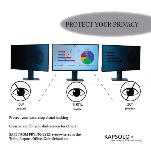 KAPSOLO 2-Way Plug In Privacy 54,86cm (21,6") Wide 16:10