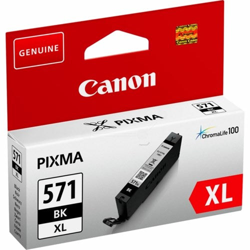 Canon 0331C001/CLI-571BKXL Ink cartridge black high-capacity, 4.43K pages ISO/IEC 24711 895 Photos 11ml for Canon Pixma MG 5750/7750