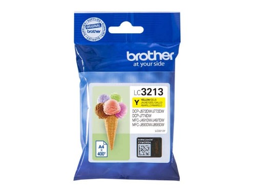 Brother LC-3213Y Ink cartridge yellow, 400 pages ISO/IEC 19752 for Brother DCP-J 772