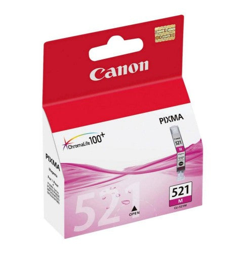 Canon 2935B001/CLI-521M Ink cartridge magenta, 445 pages ISO/IEC 24711 205 Photos 9ml for Canon Pixma IP 3600/MP 980