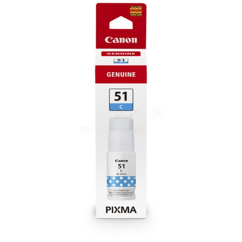 Canon 4546C001/GI-51C Ink bottle cyan, 7.7K pages 70ml for Canon Pixma G 1520/1530/3590
