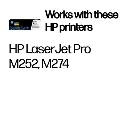 HP CF400X/201X Toner cartridge black high-capacity, 2.8K pages ISO/IEC 19752 for HP Pro M 252