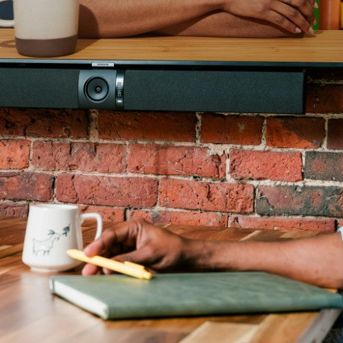 Owl Labs Owl Bar Video Conferencing Device — 4K Video Conferencing Bar with Active Speaker Focus (Add a Meeting Owl 3 or Pro for 360-Degree Coverage and Automatic Camera Switching)