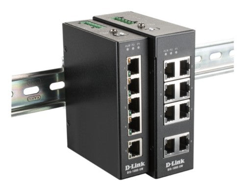 D-Link 5-Port Unmanaged Industrial Switch with 5 x 10/100 BaseT(X) ports