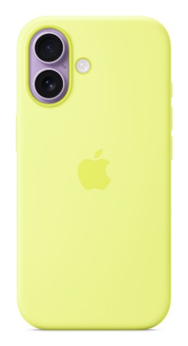Apple iPhone 17 Silicone Case with MagSafe – Neon Yellow