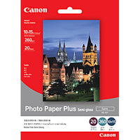 Canon SG-201 Semi-Gloss Photo Paper Plus 8x10" - 20 Sheets