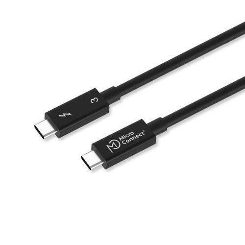 Microconnect TB3010 Thunderbolt cable 1 m 40 Gbit/s Black