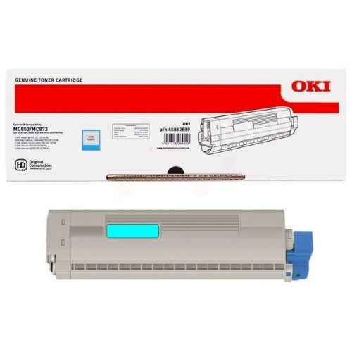 OKI 45862839 Toner-kit cyan, 7.3K pages ISO/IEC 19798 for OKI MC 853/873