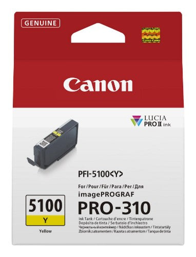 Canon 6955C001/PFI-5100Y Ink cartridge yellow 551 Photos for Canon IPF PRO-310