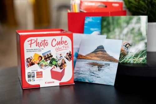 Canon 5225B012/PG-540+CL-541 Printhead cartridge multi pack black / color Cube + Photopaper PP-201 13x13cm 40 sheet 180pg+180pg Pack=2 for Canon Pixma MG 2150/MX 370