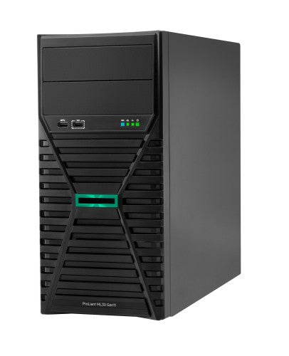 HPE ProLiant ML30 Gen11 6325P 3.5GHz 4c 1P 1x32GB-U 4LFF 2x960GB SSD 1x1000W PS EU Server