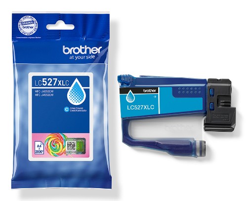 Brother LC-527XLC Ink cartridge cyan high-capacity, 2K pages ISO/IEC 19752 for Brother MFC-J 4350