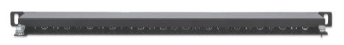 Intellinet Patch Panel, Cat6a, FTP, 24-Port, 19", 0.5U, Shielded, 90° Top-Entry Punch Down Blocks, Black