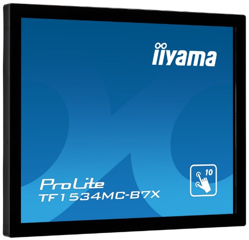 iiyama TF1534MC-B7X computer monitor 38.1 cm (15") 1024 x 768 pixels XGA LED Touchscreen Multi-user Black