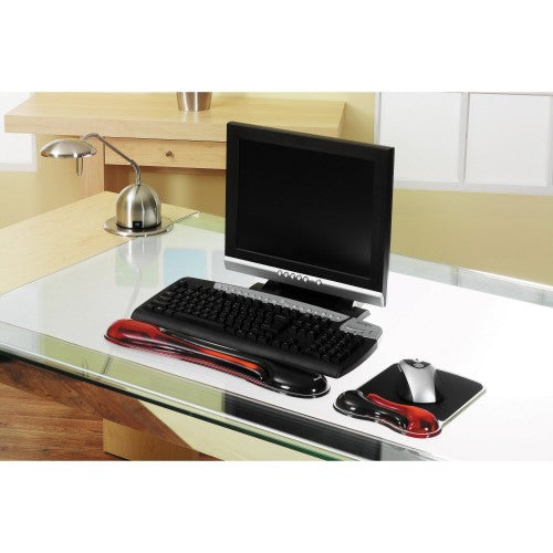 Kensington Duo Gel Mouse Pad Wrist Rest — Red
