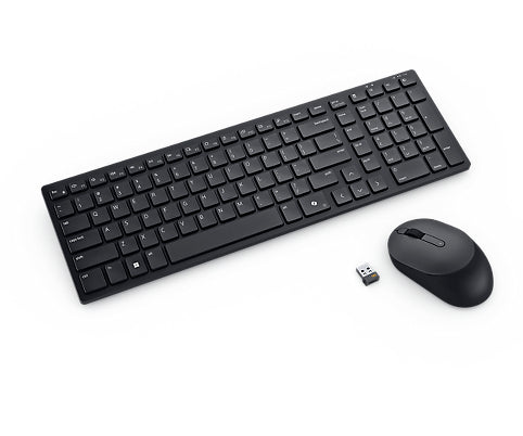DELL Pro Compact Silent Keyboard and Mouse - KM555 - Belgian (AZERTY)