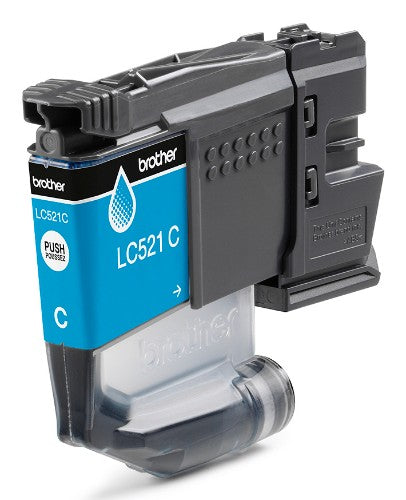 Brother LC-521C Ink cartridge cyan, 500 pages ISO/IEC 19752 for Brother DCP-J 1260