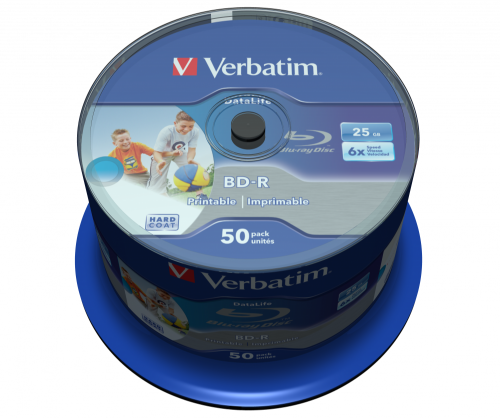 Verbatim 43812 blank Blu-Ray disc BD-R 25 GB 50 pc(s)