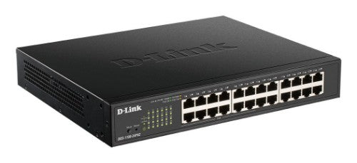 D-Link DGS-1100-24PV2 Managed L2 Gigabit Ethernet (10/100/1000) Power over Ethernet (PoE) Black