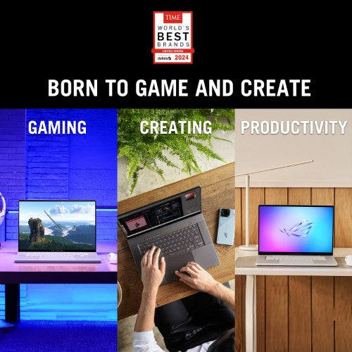 ASUS ROG Zephyrus G16 GA605KH-QR017W Copilot+ PC AMD Ryzen AI 7 350 Laptop 40.6 cm (16") 2.5K 32 GB LPDDR5x-SDRAM 1 TB SSD NVIDIA GeForce RTX 5050 Wi-Fi 7 (802.11be) Windows 11 Home Grey