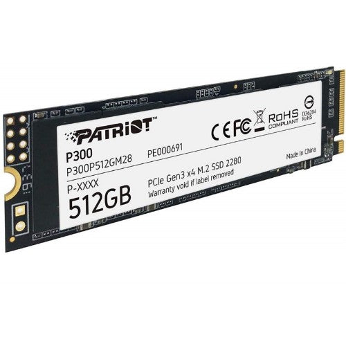 Patriot Memory P300P512GM28 internal solid state drive 512 GB M.2 PCI Express NVMe