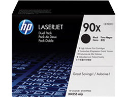 HP CE390XD/90X Toner cartridge black twin pack, 2x24K pages ISO/IEC 19752 Pack=2 for HP LaserJet M 4555/602