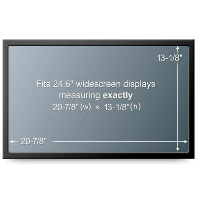 3M Black Privacy Filter for Desktops PF24.0W