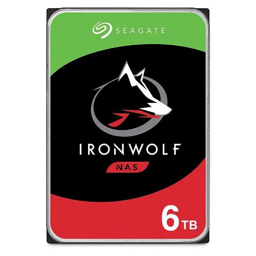 Seagate IronWolf ST6000VN006 internal hard drive 6 TB 5400 RPM 256 MB 3.5" Serial ATA III