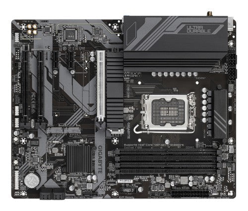 GIGABYTE Z790 D AX Motherboard - Supports Intel Core 14th Gen CPUs, 12+1+1 Phases Digital VRM, up to 7600MHz DDR5 (OC), 3xPCIe 4.0 M.2, Wi-Fi 6E, 2.5GbE LAN, USB 3.2 Gen 2