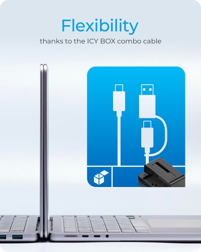 ICY BOX IB-2914MSCL-C31 USB 3.2 Gen 2 (3.1 Gen 2) Type-C Black