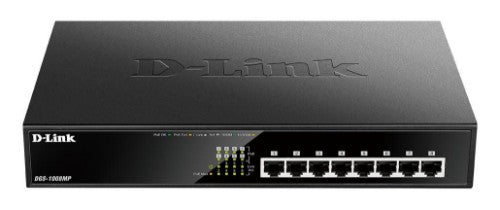 D-Link 8-Port Desktop Gigabit PoE+ Switch