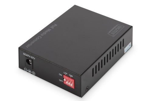 Digitus Gigabit PoE media converter, RJ45 / SFP, PSE