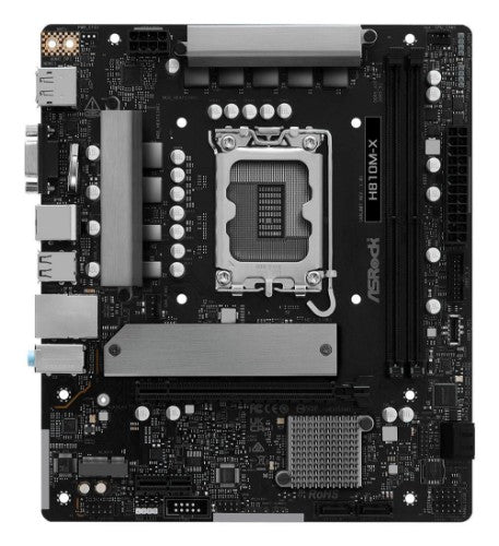 Asrock H810M-X Intel H810 LGA 1851 (Socket V1) micro ATX