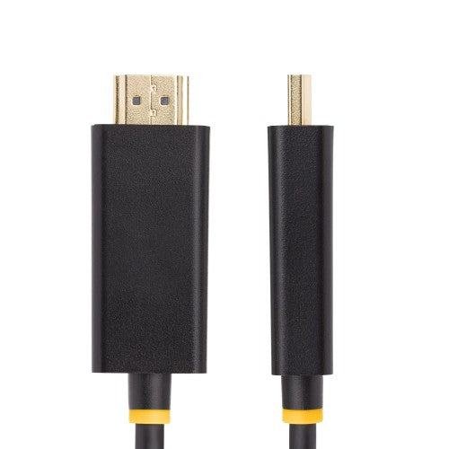 StarTech.com 3m DisplayPort to HDMI Adapter Cable, 4K 60Hz with HDR, DP to HDMI 2.0b, Active Video Converter, DisplayPort Desktop to HDMI Monitor