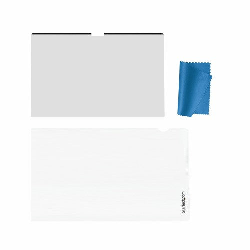 StarTech.com 17-inch 16:10 Flip-Up Privacy Screen with Touch, Anti-Glare Blue Light Filter, Laptop Monitor Screen Protector, +/- 30 Deg. View Angle