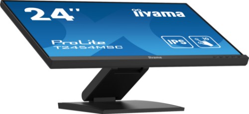 iiyama ProLite 24” P-CAP 10pt touchscreen featuring IPS panel technology and Anti-Glare coating