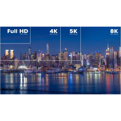 Manhattan HDMI 8K@60Hz Cable with Ethernet, 3m, Certified, Suitable for ALL 8K, 4K & 1080p/HD uses - when upgrading now or have it ready for when you need it, Male to Male, Black, 4K@120Hz, Lifetime Warranty, Ultra High Speed