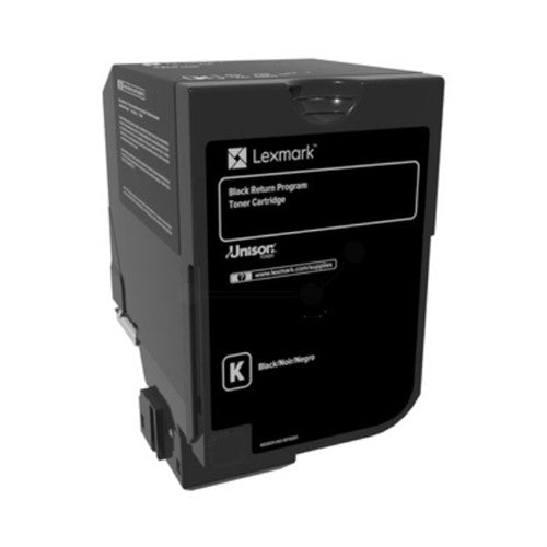 Lexmark 84C2HKE Toner-kit black return program Project, 25K pages ISO/IEC 19798 for Lexmark CX 725