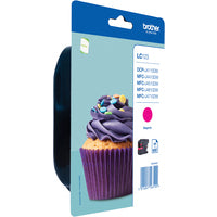Brother LC-123M Ink cartridge magenta, 600 pages ISO/IEC 24711 5.9ml for Brother DCP-J 132/MFC-J 4510/MFC-J 6920
