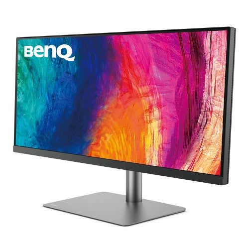 BenQ PD3420Q computer monitor 86.4 cm (34") 3440 x 1440 pixels Quad HD LED Grey