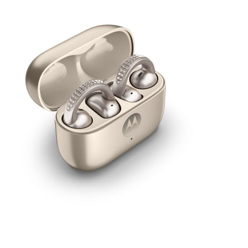 Motorola moto buds loop Headset Wireless Ear-clip-on Calls/Music/Sport/Everyday Bluetooth Beige