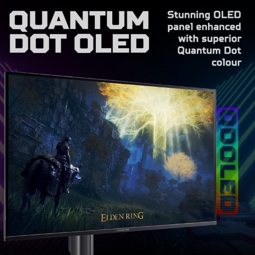 Acer X Predator X27UZ1 - 27", Quad HD (2560X1440), QD-OLED, 280Hz, 0.03ms, 16:9, HDR400, FreeSync Premium Pro Gaming Monitor