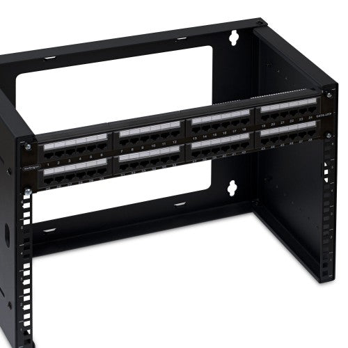 StarTech.com 48-Port 2U Rackmount Cat6 Patch Panel, RJ45, UTP, 110 Punch-Down, Cat 6 Ethernet Patch Panel for Network Server Rack
