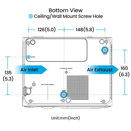 BenQ AH500ST Short throw projector 4000 ANSI lumens DLP 1080p (1920x1080) Black