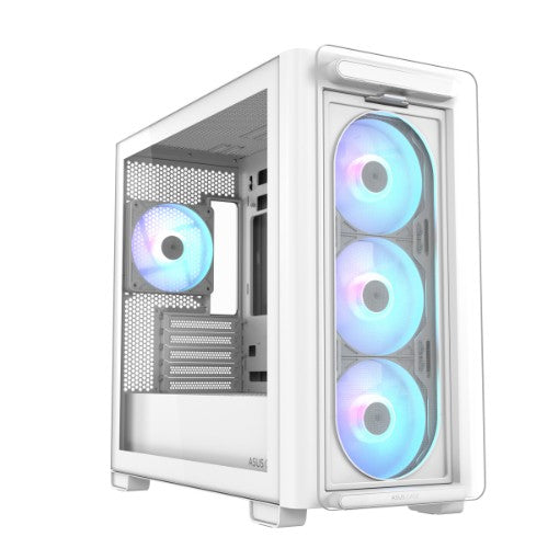 ASUS A23 PLUS TG ARGB WHITE Micro Tower